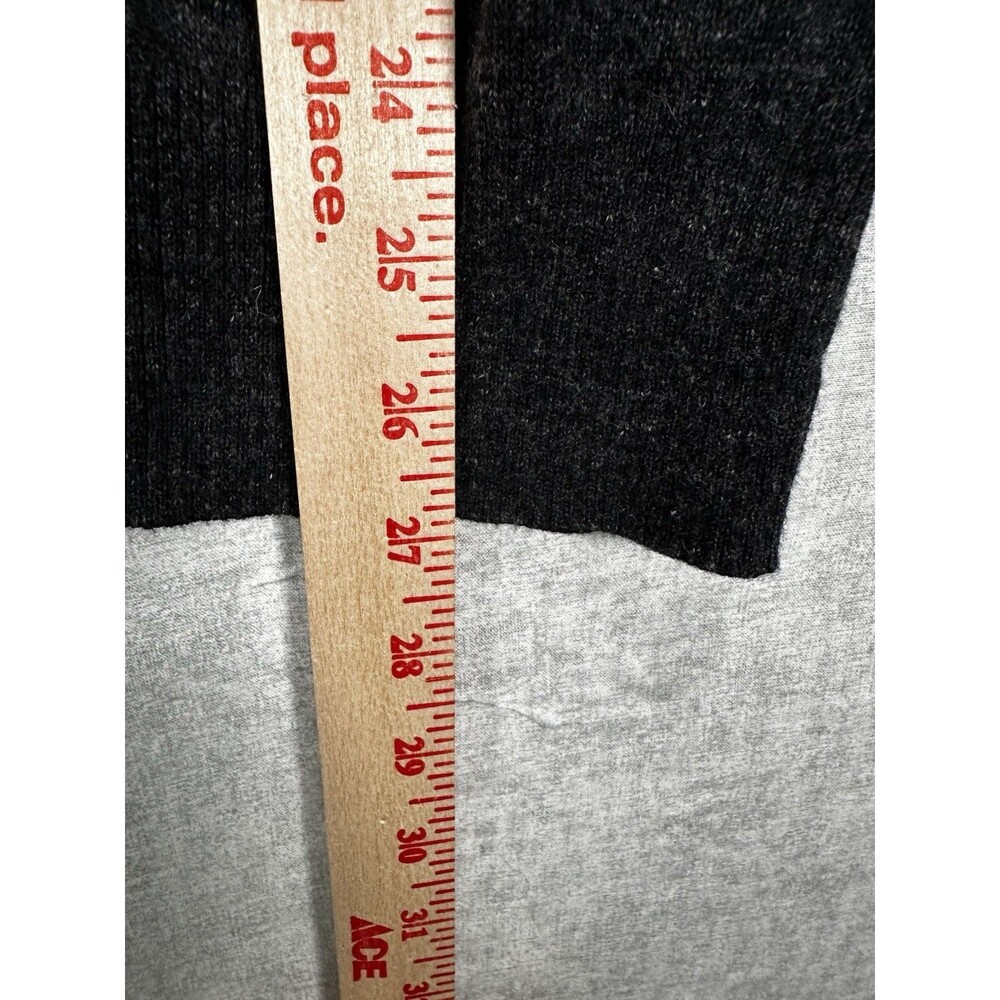 American Eagle Men's Heather Gray Cotton Long Sleeve Crewneck Sweater Size Small - Picture 4 of 6